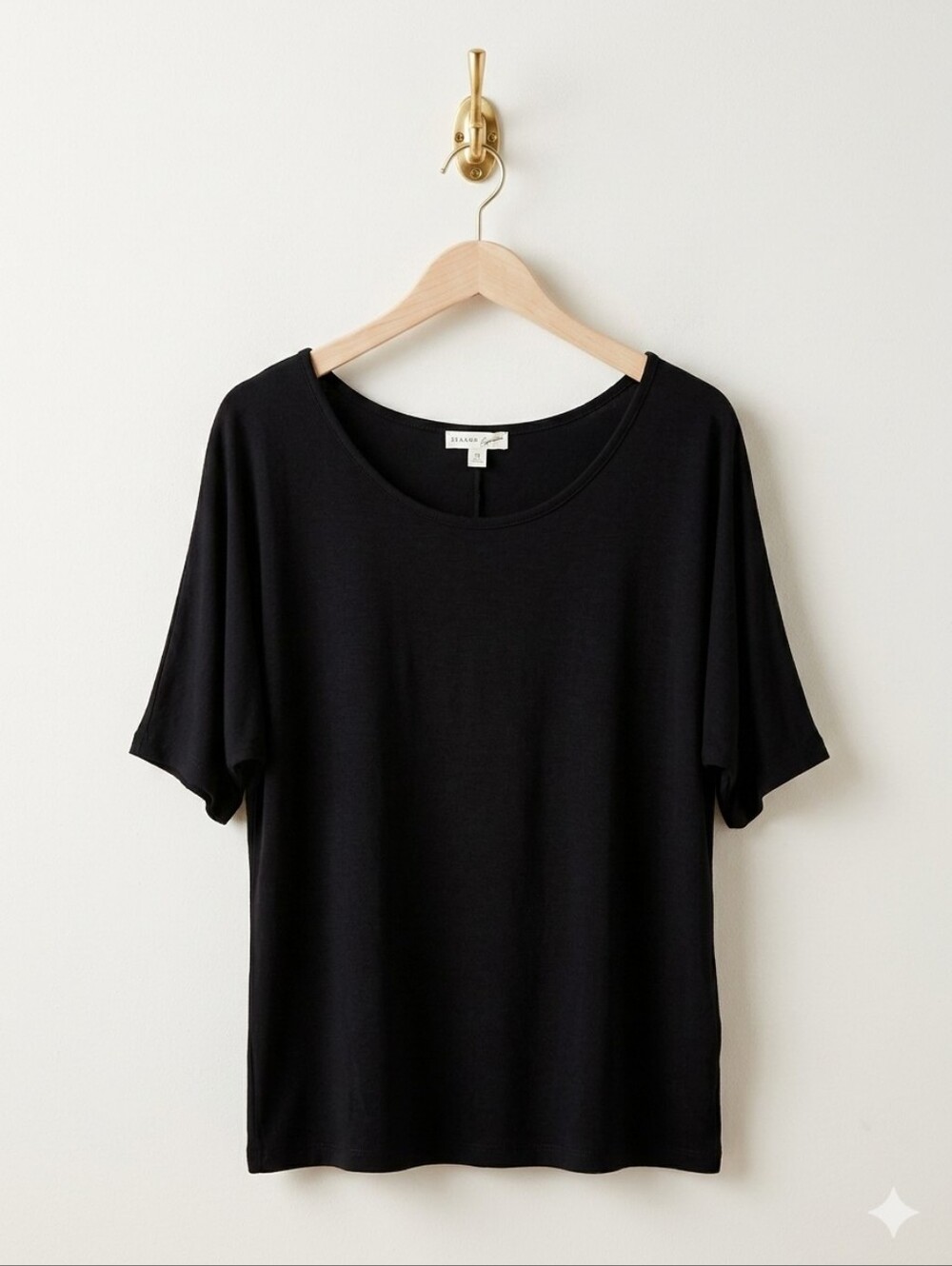 Zenana Signature Flowy Black Top Size 3X